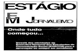 1995 - Cartilha - Dossiê do Estágio em Jornalismo