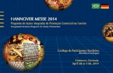 Catálogo Participantes Missão Empresarial Feira Hannover 2014