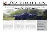 O Profeta - Nº 16 - Março 2012 - Paróquia São João Batista Mauá-SP - Diocese de Santo André