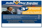 3ª Prestação de Contas do Deputado Estadual João Vítor Xavier