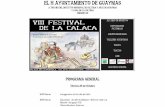 Programa del VIII Festival de la Calaca Guaymas 2010
