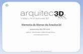 Memoria de Marca 2011 Arquitec3d