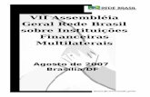 VII Assembleia Geral Rede Brasil sobre Instituições Financeiras Multilaterais