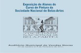 Catálogo da Exposição de Alunos do Curso de Pintura de Sociedade Nacional de Belas-Artes