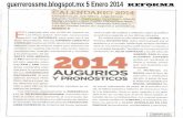 2014 AUGURIOS Y PRONÓSTICOS