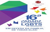 Programação 16ª Parada do Orgulho LGBTS de Brasília