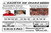 A GAZETA DE IRARÁ - 142 - JULHO/2012
