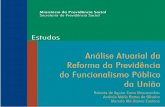 Vol.21 - Análise Atuarial da Reforma da Previdência do Funcionalismo Público da União