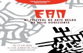Programação do 6º Festival de Arte Negra