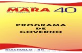 Programa de Governo Mara 40