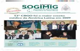 Informativo Sogimig - 53º CBGO foi o maior evento médico da América Latina em 2009