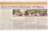 Skaf inaugura Sesi em Limeira e anuncia investimentos no município