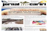 Jornal do Cariri - 29 de janeiro a 04 de feveiro de 2013.