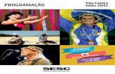 Caderno de Programação SESC São Carlos Abril 2012