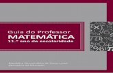 Matemática 11º - Guia do Professor
