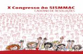 Caderno de Resoluções do X Congresso do SISMMAC