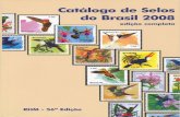 Catálogo de selos do Brasil - 2008