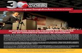 Informativo do 30º Congresso Mineiro de Municípios