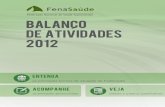 Balanço de atividades 2012 - FenaSaúde