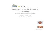 Relatório transportes 2011/2012 - SV