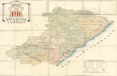 Mapa de la provincia de Castellon del año 1910