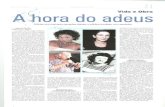 A Hora do Adeus - Jornal de Teatro - dezembro 2009