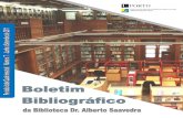 Boletim Bibliográfico da Biblioteca Dr. Alberto Saavedra Nº7 [2011]