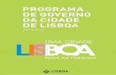 Programa de governo da cidade de Lisboa 2013 a 2017