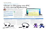 Usar o Skype no PC e no smartphone