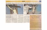 Restaurada, imagem de Jesus Cristo Crucificado volta aos fiéis da Boa Morte