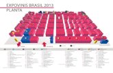 ExpoVinis Brasil 2013 - Planta