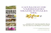 Catálogo de Variedades Tradicionales 2013