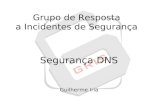 GRIS - DNS - Apresentação sobre segurança DNS.