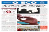 Capa jornal O ECO, 27 de agosto de 2011