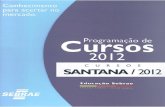 Programaçao de Cursos de Santana 2012