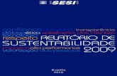 Relatório de Sustentabilidade SESI 2009
