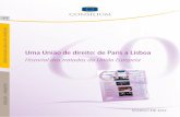 Uma união de direito de Paris a Lisboa historial dos tratados da UE