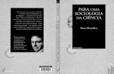 Bourdieu, P. Para uma Sociologia da Ciência
