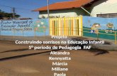 Slide Projeto Construindo Sorrisos na Educação Infantil