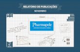 Relatório de publicações - Pharmapele