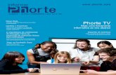 Informe Phorte - Phorte TV mais uma ferramenta informativa ao seu alcance