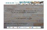 Brochura "Geologia Urbana de Castelo Branco"