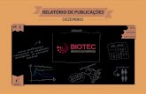 Relatório de publicações - Biotec