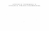 Husserl Edmund  Lógica Formal y Lógica Transcendental
