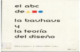 El ABC de la Bauhaus y la teoria del diseño