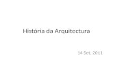 História Da Arquitectura
