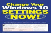 Mude Suas Configurações Windows 10