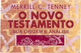O Novo Testamento - Sua Origem e Análise - Merrill C. Tenney