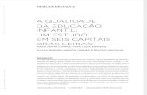 A Qualidade Da Educacao Infantil Um Estudo Em Seis Capitais Brasileiras