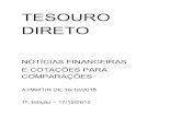 TESOURO DIRETO - NOTÍCIAS FINANCEIRAS E COTAÇÕES PARA COMPARAÇÃO